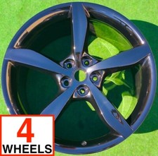 Black Factory Ferrari Portofino Wheels 4 Genuine OEM 20 inch California 458 488