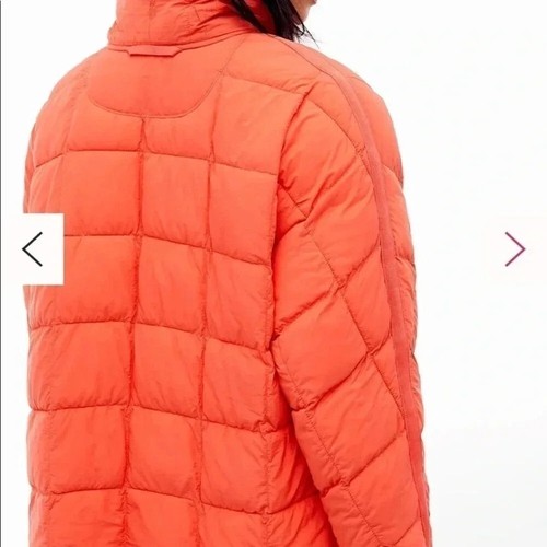 NWT Free People Pippa Packable Puffer Jacket Nylon Bomber Orange Sz Large - Picture 5 of 12
