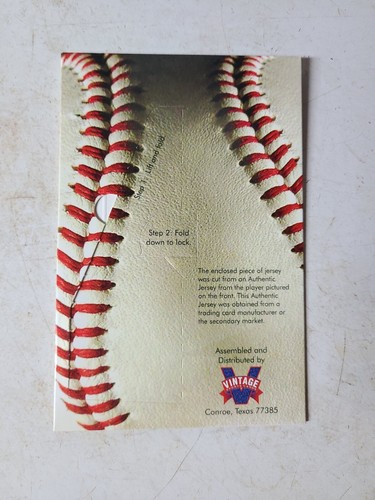 Mickey Mantle World Champion 1961 Authentic Jersey & Card Set - Picture 2 of 2