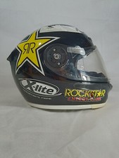 Rare X-lite Lorenzo Rockstar Replica Helmet - World Champion Eneos Yamaha Motogp