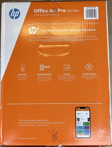 🔥Brand New HP 8028e OfficeJet Pro All-in-One Wireless Color Inkjet Printer - Picture 3 of 4