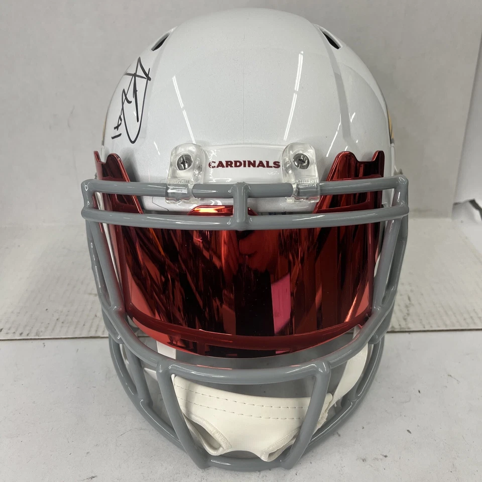 NFL Arizona Cardinals Kenyan Drake Signed Helmet Replica Visor Beckett COA - Image 3 of 4