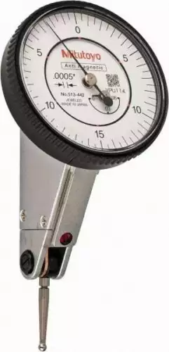 Mitutoyo 0 to 0.06", 0.000500" Graduation, Horizontal Dial Test Indicator