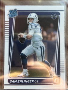 2021 Donruss Optic Sam Ehlinger Rated Rookie #246 Indianapolis Colts RC