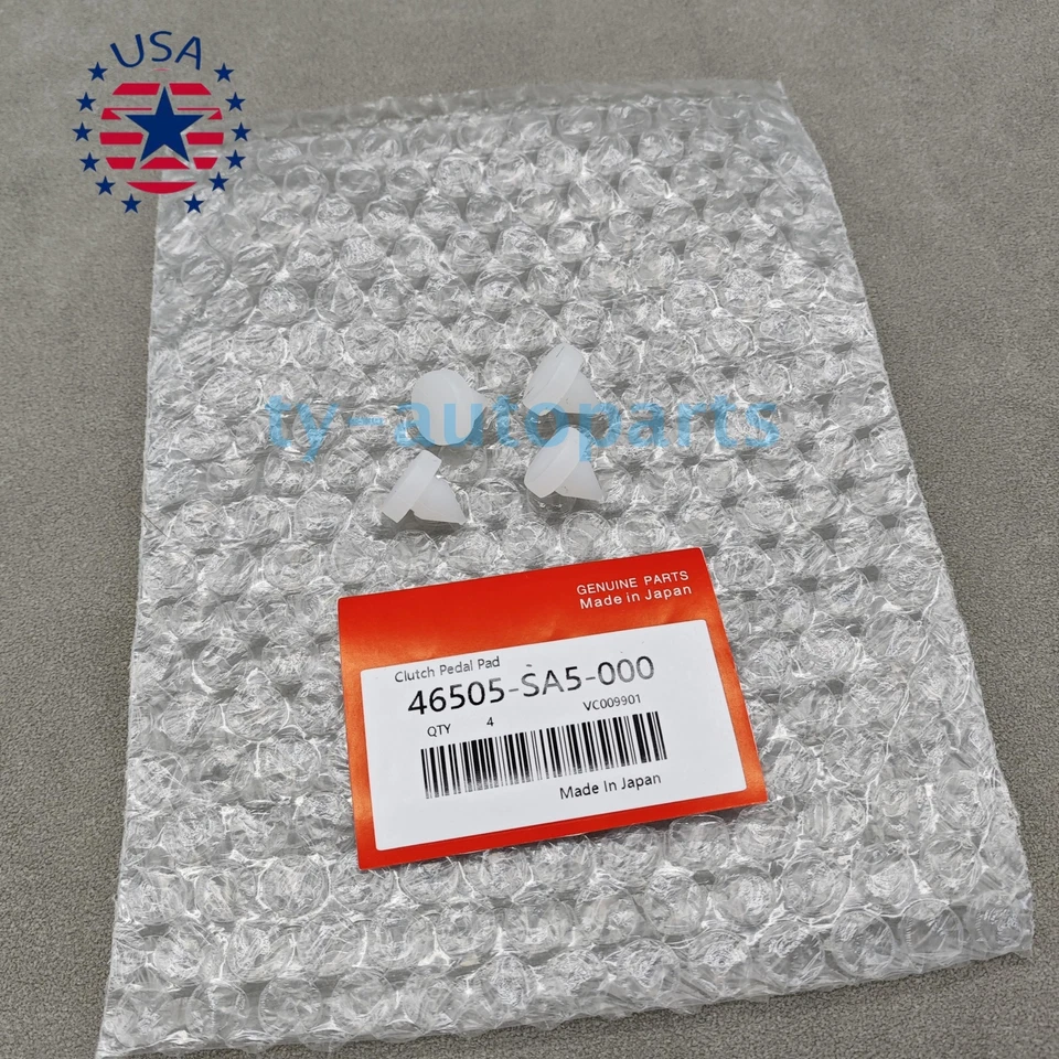 New 4PCS  Brake Clutch Pedal Stopper Stop Pad For Honda Civic Accord New - Imagem 2 de 4