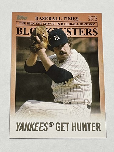 2012 Topps Update Baseball Blockbusters - Catfish Hunter - New York Yankees - Picture 1 of 2