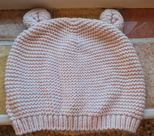   A Gorgeous Baby Girl Cotton Beanie Hat, baby GAP, 3-6mths, Pink