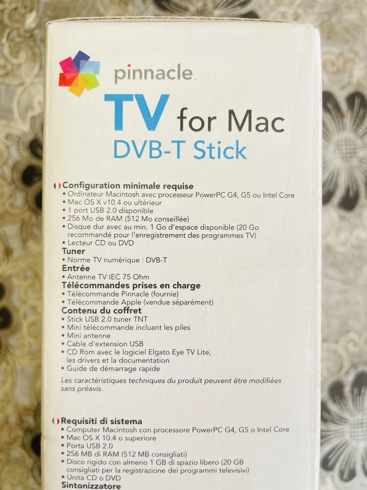 Pinnacle Digital TV Tuner /PVR For Mac - Image 3 of 3