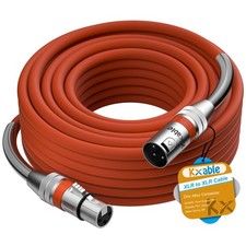 XLR to XLR Cable 75 Feet Premium XLR Microphone Cable Heavy Duty 22AWG OFC XL...