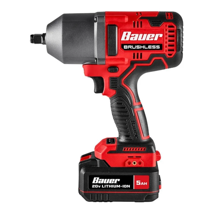 BAUER 2083CR-B Brushless Cordless Impact Wrench Kit W/ 5ah Battery - Image 2 of 4