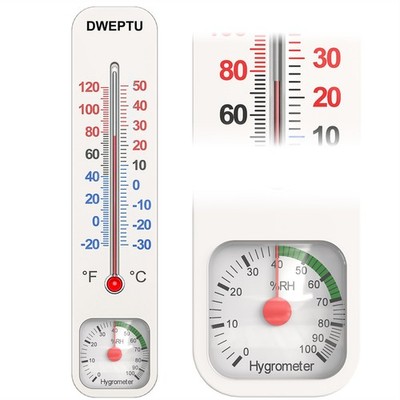 Outdoor/Indoor Thermometer Hygrometer Humidity Monitor Temperature Humidity Gaug