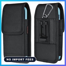 Phone Holster for Belt with Metal Clip and Magnetic Closure Compatible with iPho
