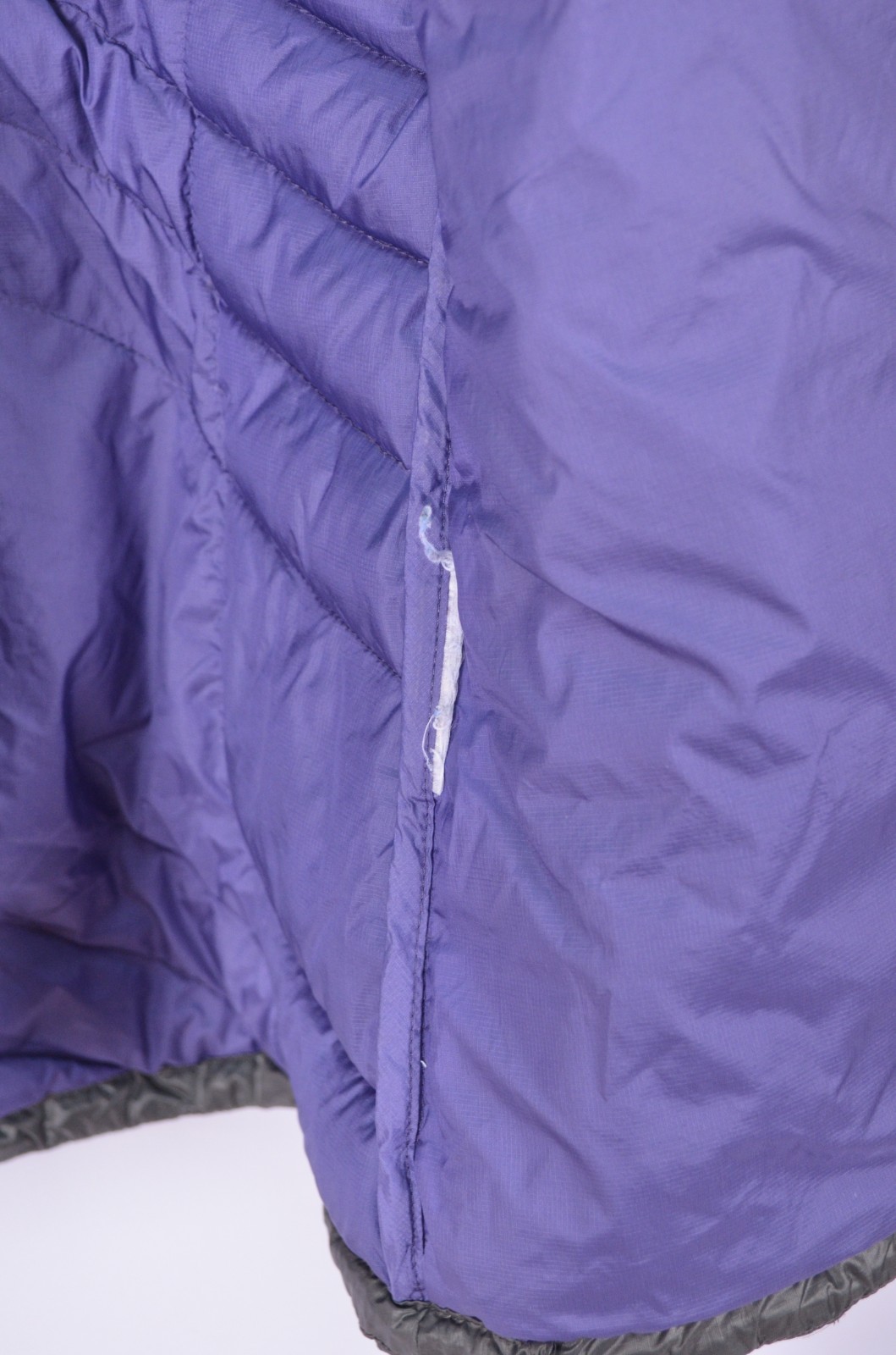 Womens Mountain Equipment Arete Hooded Jacket Grey Quilted Down Size S image 7