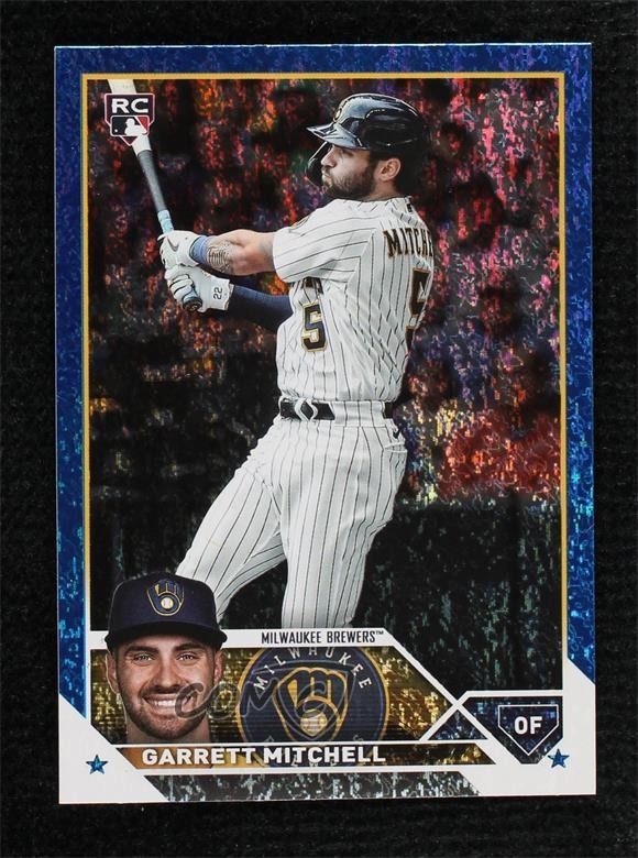 2023 Topps Series 2 Blue Foil 490/999 Garrett Mitchell #359 3pu