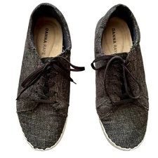 Danna Raye Shoes Women's Size 9M Brown Canvas Lace Up Casual Sneakers