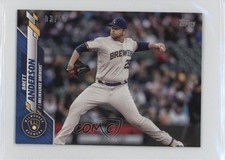 2020 Topps Mini Update Series Blue 3/10 Brett Anderson #U-275 0e2x
