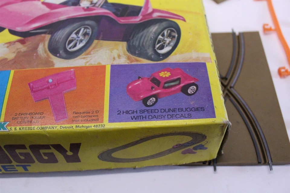 Tetro Ca 1960-'70 Super Speed Dune Buggy Racing Set Track & Guard Rails ...