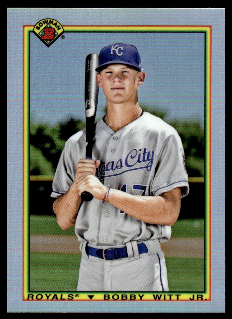 2020 Bowman 1990 Bobby Witt Jr. Kansas City Royals #90B-BWJ