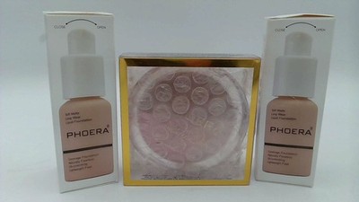 PHOERA Soft Matte Full Coverage Beige Liquid Foundation Longlasting Makeup