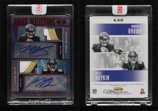 2019 Panini Illusions Red /20 Miles Boykin Marquise Brown RPA Dual Patch Auto RC