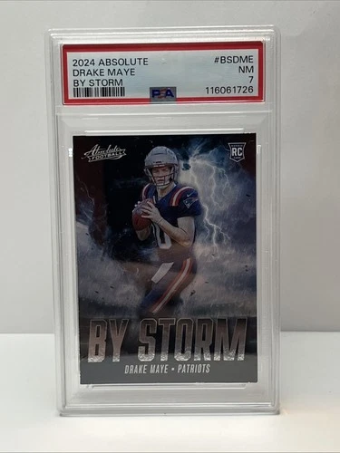 2024 PANINI ABSOLUTE BY STORM #BSDME DRAKE MAYE ROOKIE RC PSA 7