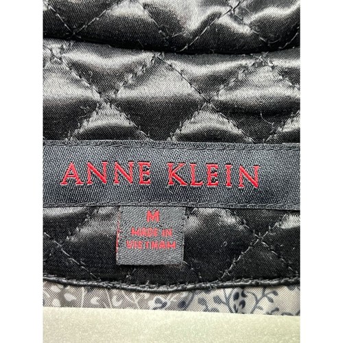 Anne Klein black quilted ladies medium jacket-FLAW - Picture 3 of 10