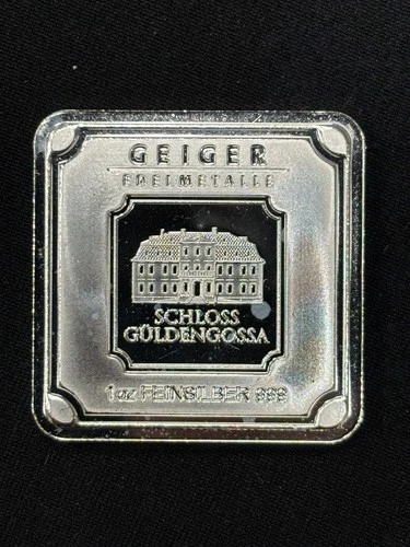 New ListingGeiger Edelmetalle 1 oz .999 Fine Silver Original Square