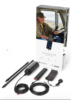 weBoost Drive Sleek OTR 470235 Vehicle Cell Phone Signal Booster for Trucks