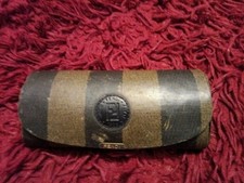 RARE 80 s Striped Fendi Occhiali Eyeglasses Sunglasses Case Hard Shell