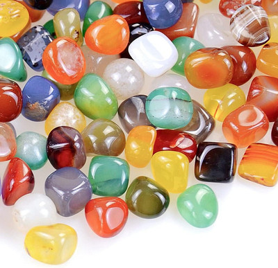 Mancala Stones Mixed Colored Pebbles/Beads/Gems for Games