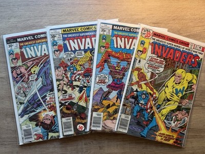 Marvel Comics   The Invaders Bronze Age Comic Book Lot