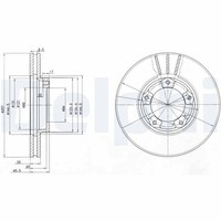 2X Bremsscheibe Delphi BG2423 FüR Taro Dyna VW Hilux Toyota Hiace 4X4 5 Pick Up
