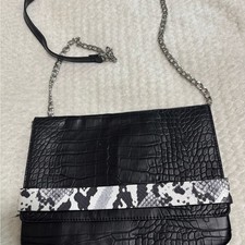 Mossimo Supply Co Black and White Crossbody B...