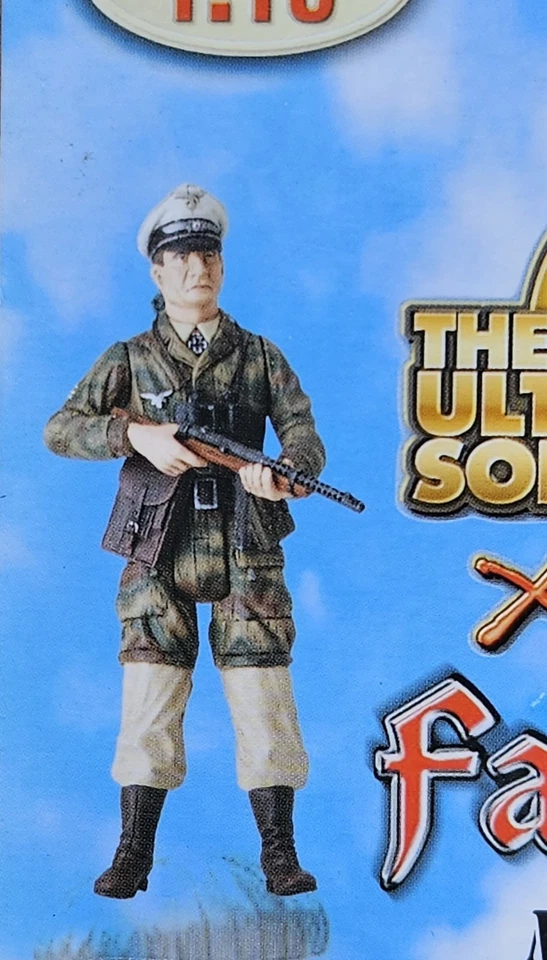 ULTIMATE SOLDIER WWII PARACAIDISTA ALEMÁN MAJOR VON SCHNITZLE ESCALA 1:18 MIP Foto 4 de 4