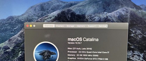 Apple iMac 27" Desktop 3.2GHz Quad Core i7 - 32GB - 3TB HD Excellent Condition! - Afbeelding 3 van 7