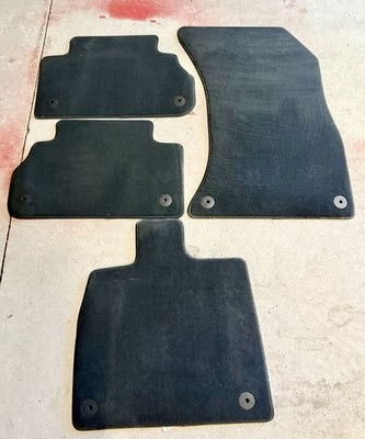 2018 - 2025 Audi Q5 Floor Mats Carpet Black OEM 4pcs.