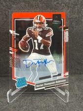 DORIAN THOMPSON-ROBINSON 2023 PANINI CLEARLY DONRUSS RATED ROOKIE AUTO #60