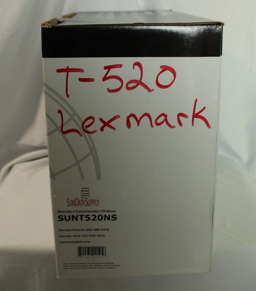 Toner Cartridge for Lexmark T520 X522 x520 12A6835 28P2492 28P2494 12A6735 - Image 3 of 3