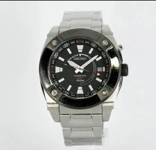 Seiko SUN007 Kinetic GMT 100M Black Dial | 5M65-0AB0 | New Capacitor 2025
