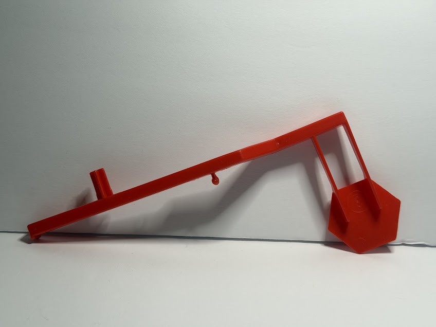 1994 1999 Hasbro Mouse Trap Replacement Game Part Piece Red Stop Sign