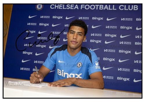 11233. Caleb Wiley Signed Pictures (A4 Prints) Chelsea Watford Atlanta USA etc.