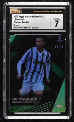 2021 Weston McKennie Curated UEFA Champions League 49/99 Cristiano Ronaldo 0a16