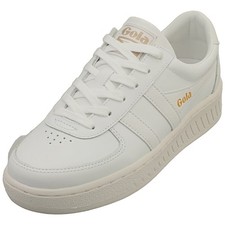 Image of Gola Grandslam Womens Casual Trainers in White - 4 UK