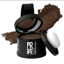 New 2 BOLDIFY Enhance Hairline Powder 0.14 oz /4g ~ Medium Brown -Fast Shipping 