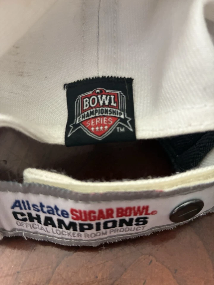 Gorra Nike Locker Room para hombre con tirantes blanca OSFA 2010 Sugar Bowl Florida Gators Foto 4 de 4