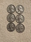 lot 1943, 1951 1960, 1960, 1961, 1961 Silver Quarters
