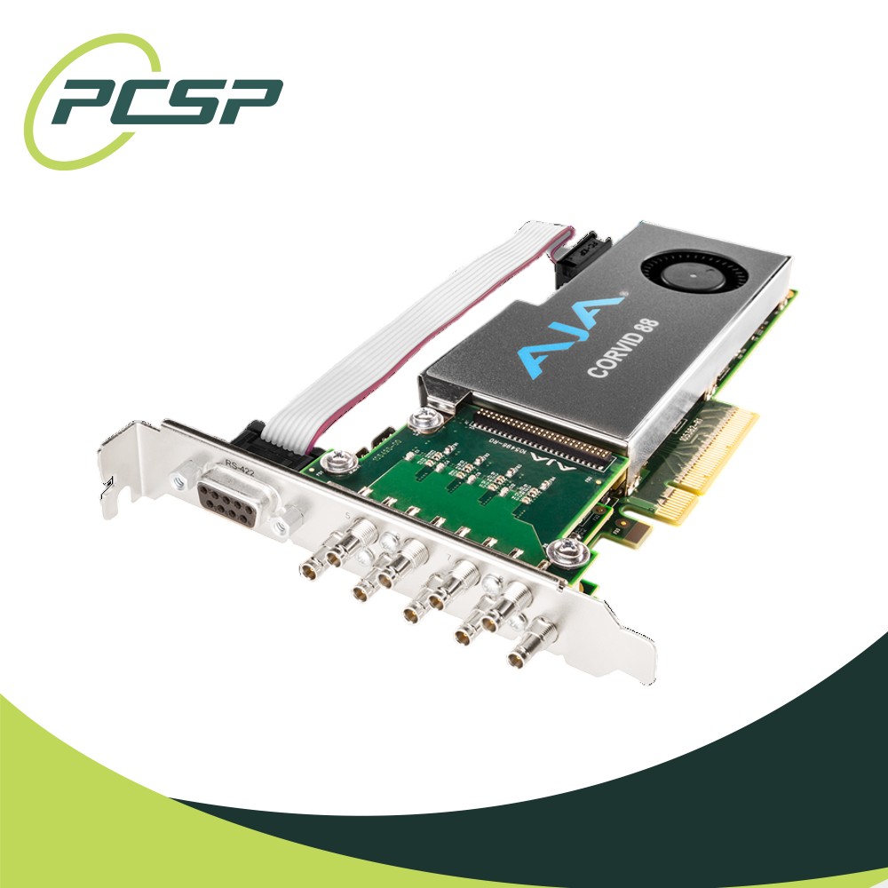 AJA Corvid 88 PCIe Capture Card 8x 3G-SDI I/O CRV88-9-T-R0 RS-422