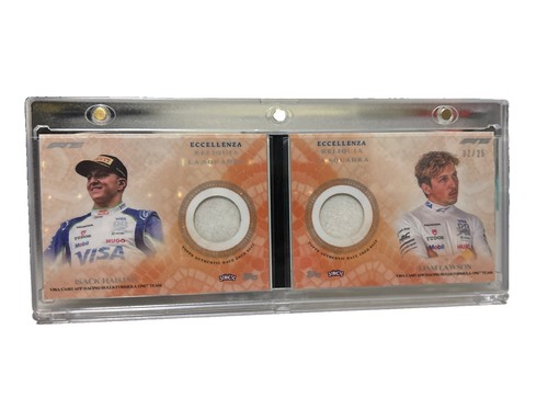 Isack Hadjar 2025 Topps F1 Eccellenza Autograph card