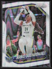 2025 Panini Prizm WNBA #73 - Arike Ogunbowale-Dallas Wings-White Seismic Prizms