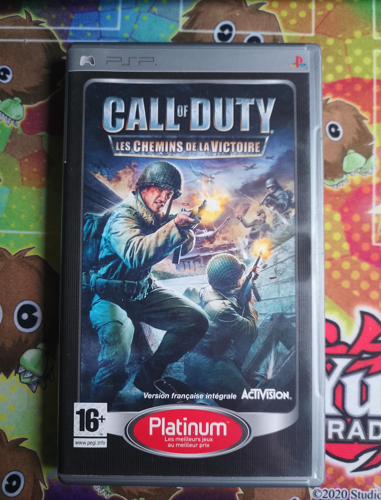 Call Of Duty Les Chemins De La Victoire Boite Seule PSP Playstation Portable